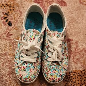 Floral Canvas Sneakers